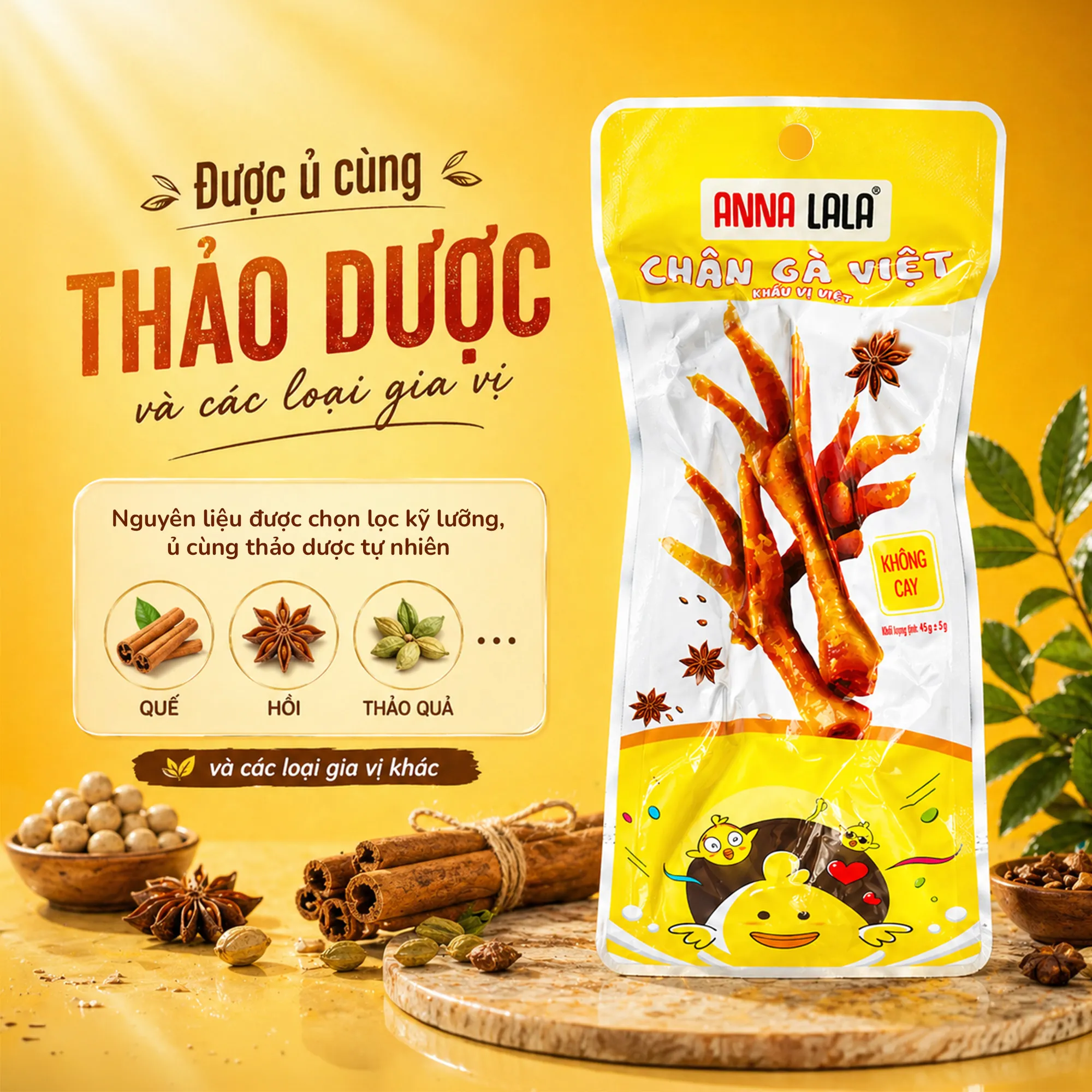 Chân gà ủ vị có xương 45g alternate view